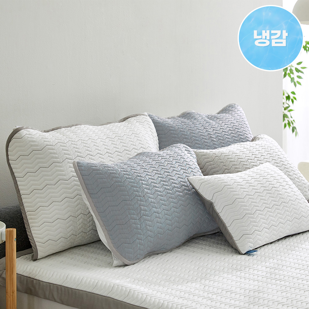 쿨파스 듀라론 여름 쿨링 아이스쿨 냉감 베개커버 S,L